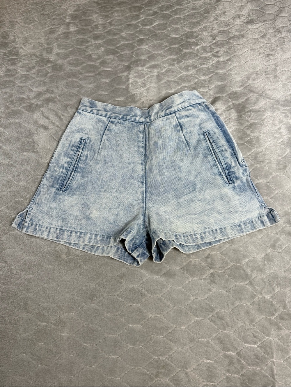 Vintage Forenza Denim Shorts Womens‎ 6 Acid Wash High Rise Hong Kong 100% Cotton